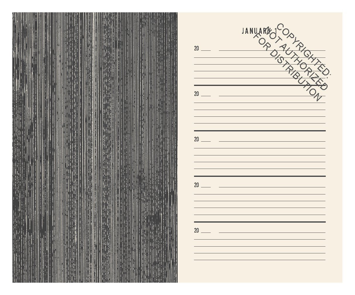 Canvas One Line a Day Journal