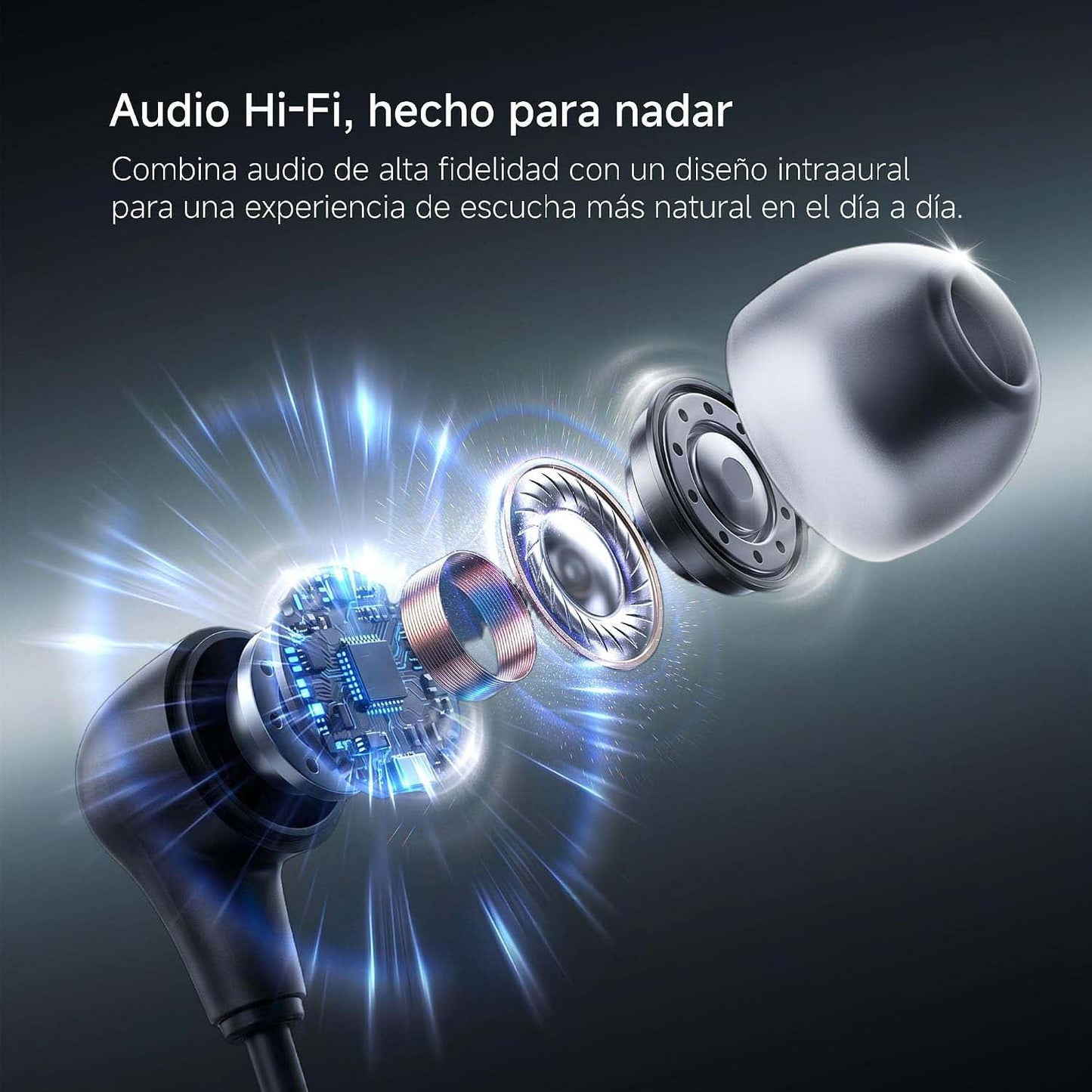 Smart Waterproof Swimming Headphones & Training Tracker