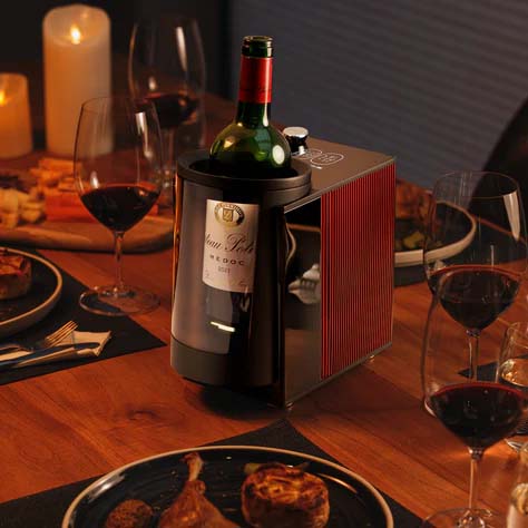 Portable Smart Wine Chiller with App Control and Precision Temperature System